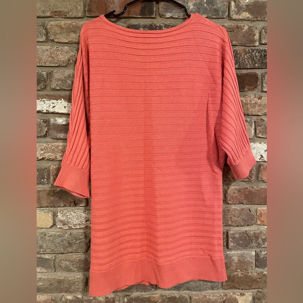 Ann Taylor Coral Sweater L